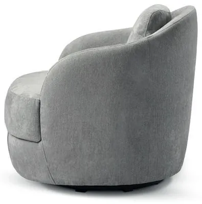 Poltrona ATHENA, 82 cm de profundidade, de perfil