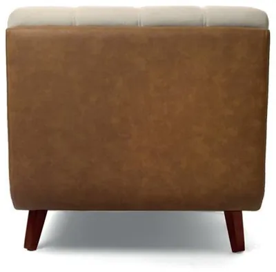 Sofá ÉTHER, 80 cm de profundidade, de perfil