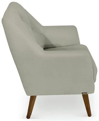 Poltrona ÍCARO, 77 cm de profundidade, de perfil