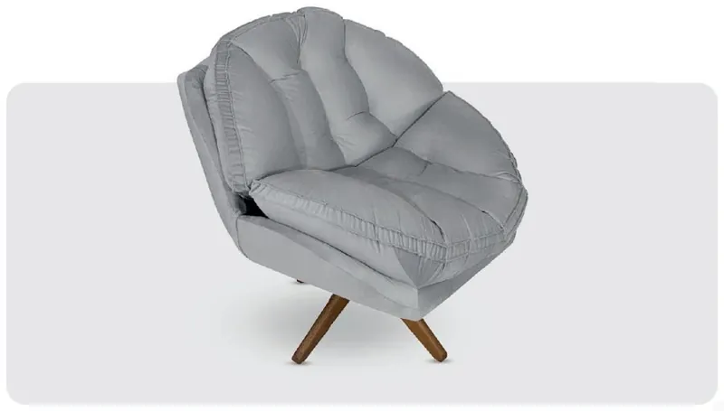 Poltrona OPALA, 88 cm de profundidade