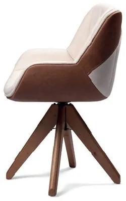 Poltrona RUNA, 56 cm de profundidade, de perfil