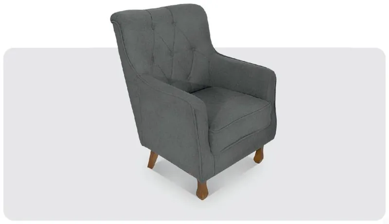 Poltrona SEPHIRA, 80 cm de profundidade