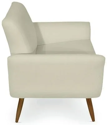 Poltrona TOPÁZIO, 72 cm de profundidade, de perfil