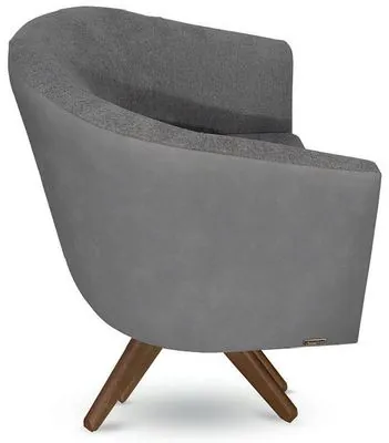 Poltrona VENUS, 70 cm de profundidade, de perfil